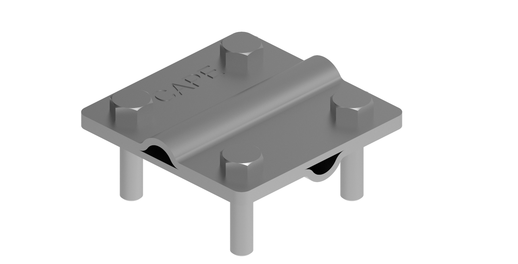Cross Connector for Round Conductor