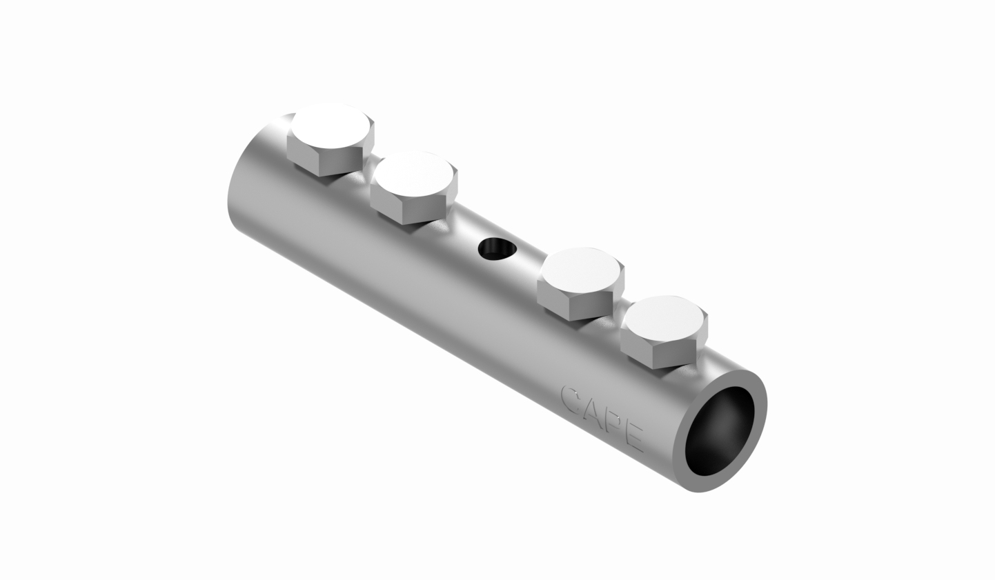 Straight Connector for Steel Round Conductor